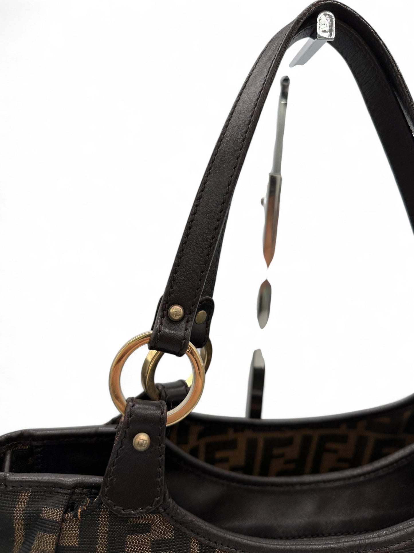 Vintage Fendi Chef Tote Zucca Monogram Shoulder Bag - Thanks it's Vintage