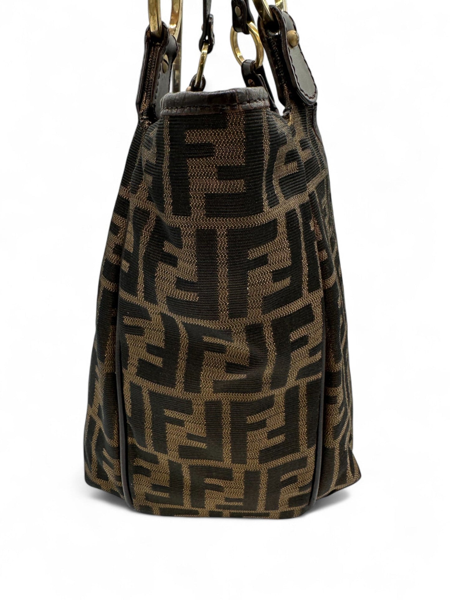Vintage Fendi Chef Tote Zucca Monogram Shoulder Bag - Thanks it's Vintage
