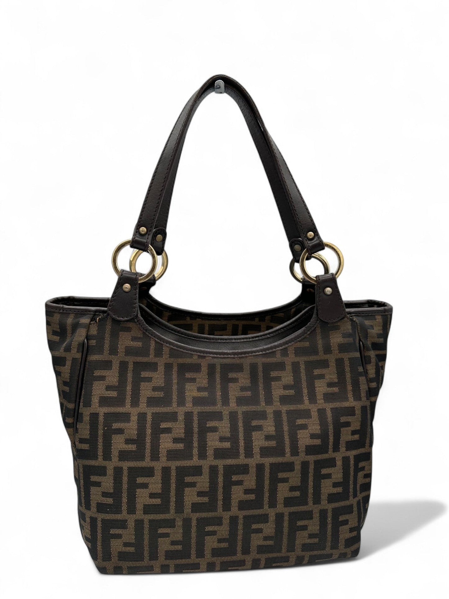 Vintage Fendi Chef Tote Zucca Monogram Shoulder Bag - Thanks it's Vintage