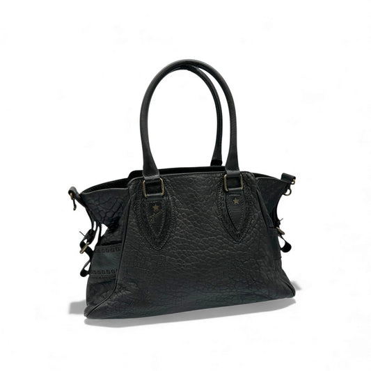 Vintage Fendi Ethnico Black Leather Handbag - Thanks it's Vintage