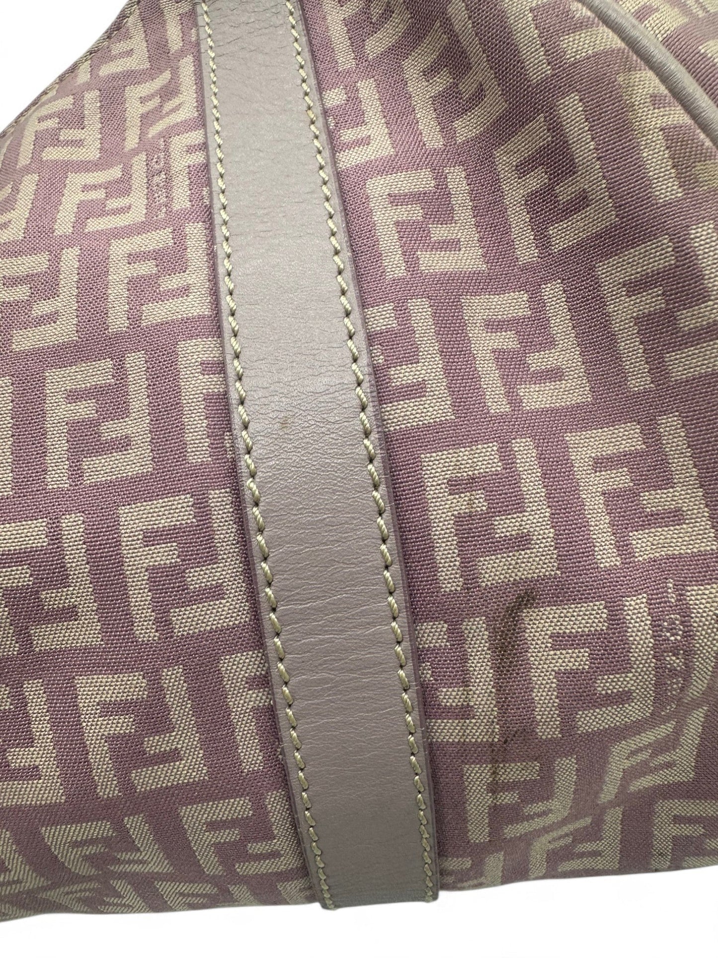 Vintage Fendi Lilac Fendi Zucchino Tote Shoulder Bag - Thanks it's Vintage