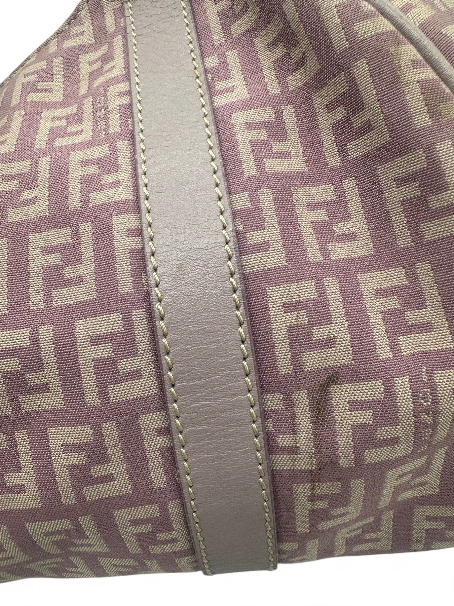 Vintage Fendi Lilac Fendi Zucchino Tote Shoulder Bag - Thanks it's Vintage