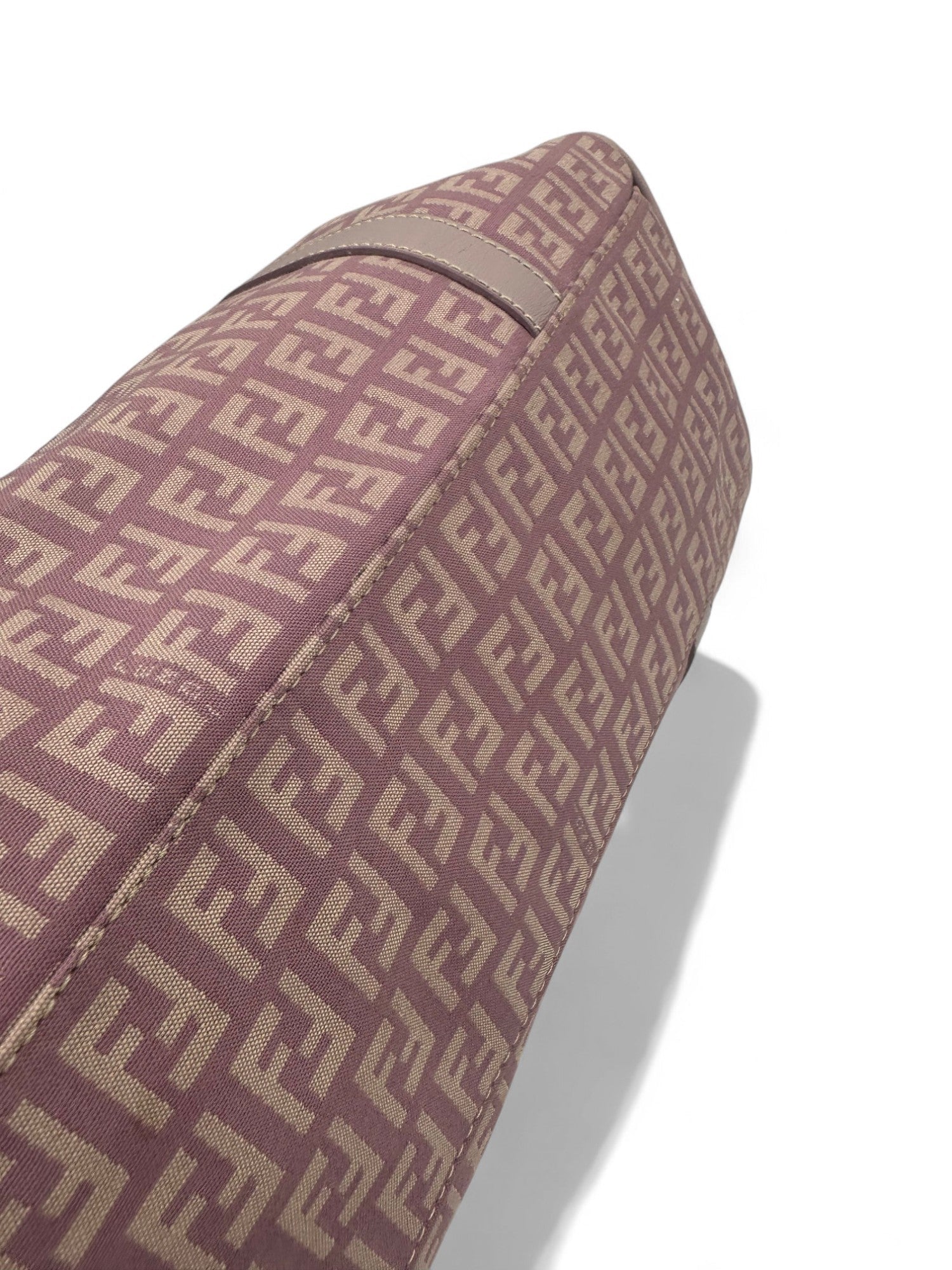 Vintage Fendi Lilac Fendi Zucchino Tote Shoulder Bag - Thanks it's Vintage