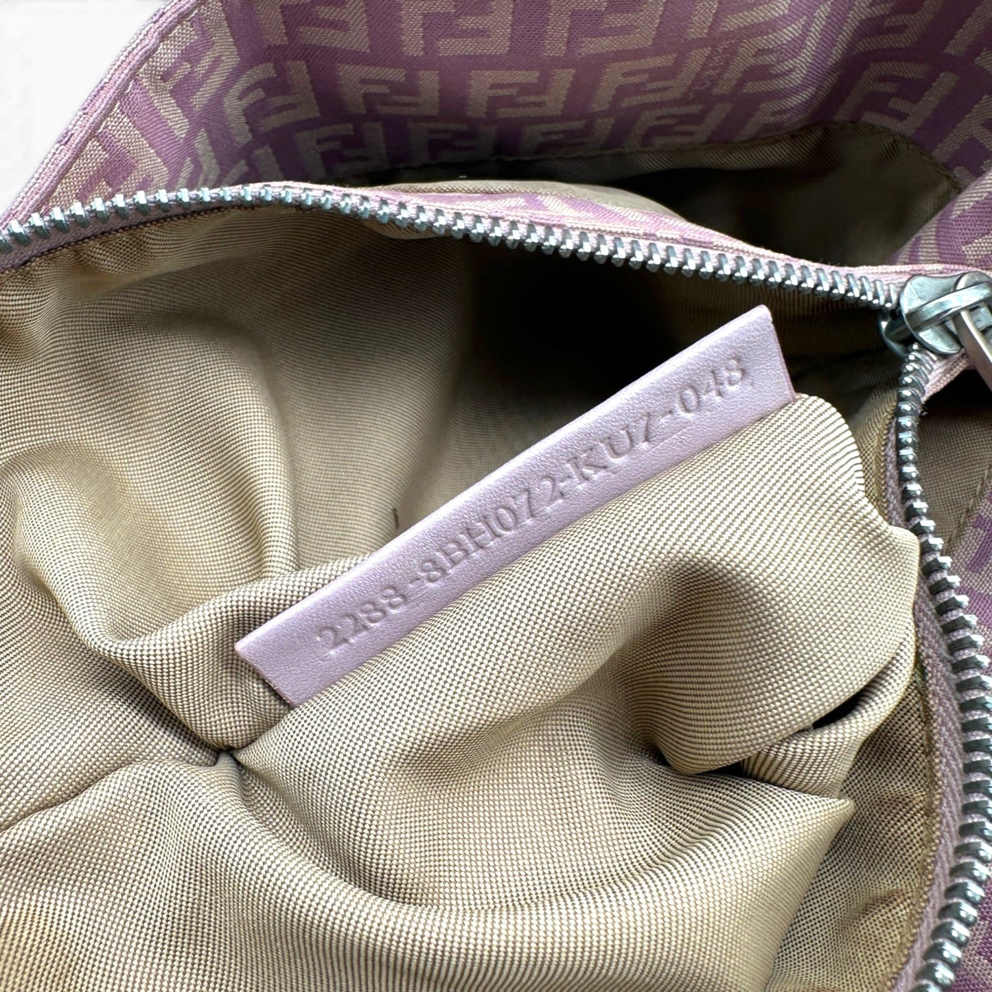 Vintage Fendi Lilac Fendi Zucchino Tote Shoulder Bag - Thanks it's Vintage