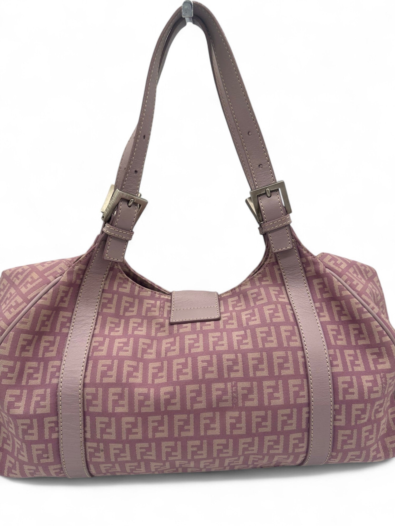 Vintage Fendi Lilac Fendi Zucchino Tote Shoulder Bag - Thanks it's Vintage