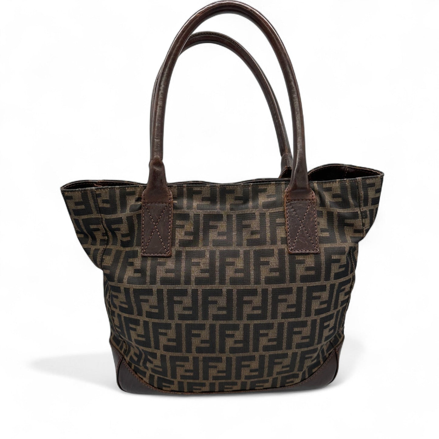 Vintage Fendi Zucca Canvas Tote Bag - Thanks it's Vintage