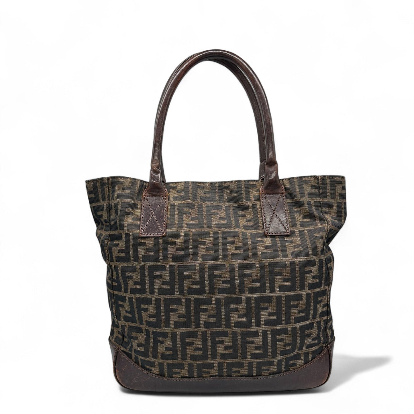 Vintage Fendi Zucca Canvas Tote Bag - Thanks it's Vintage