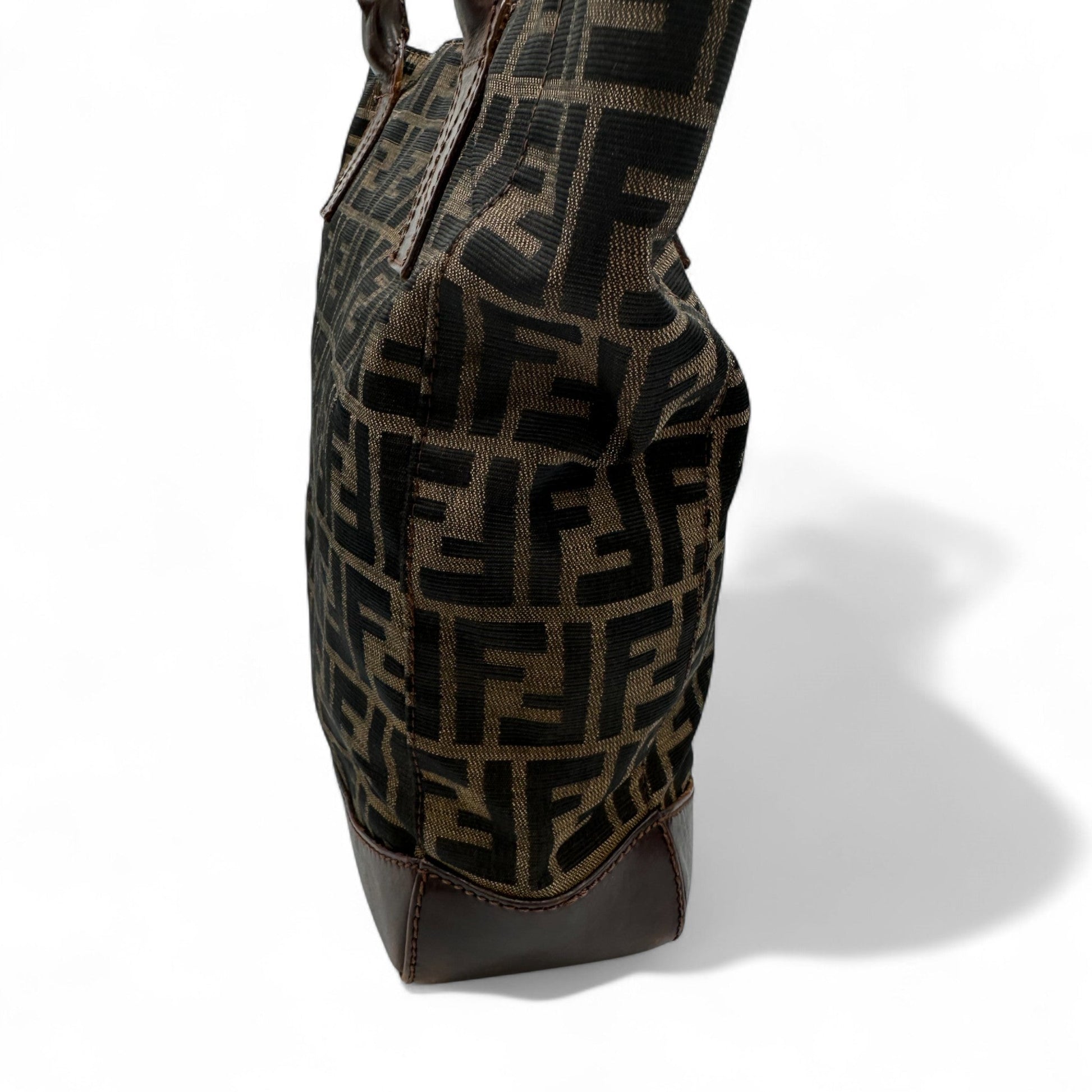 Vintage Fendi Zucca Canvas Tote Bag - Thanks it's Vintage