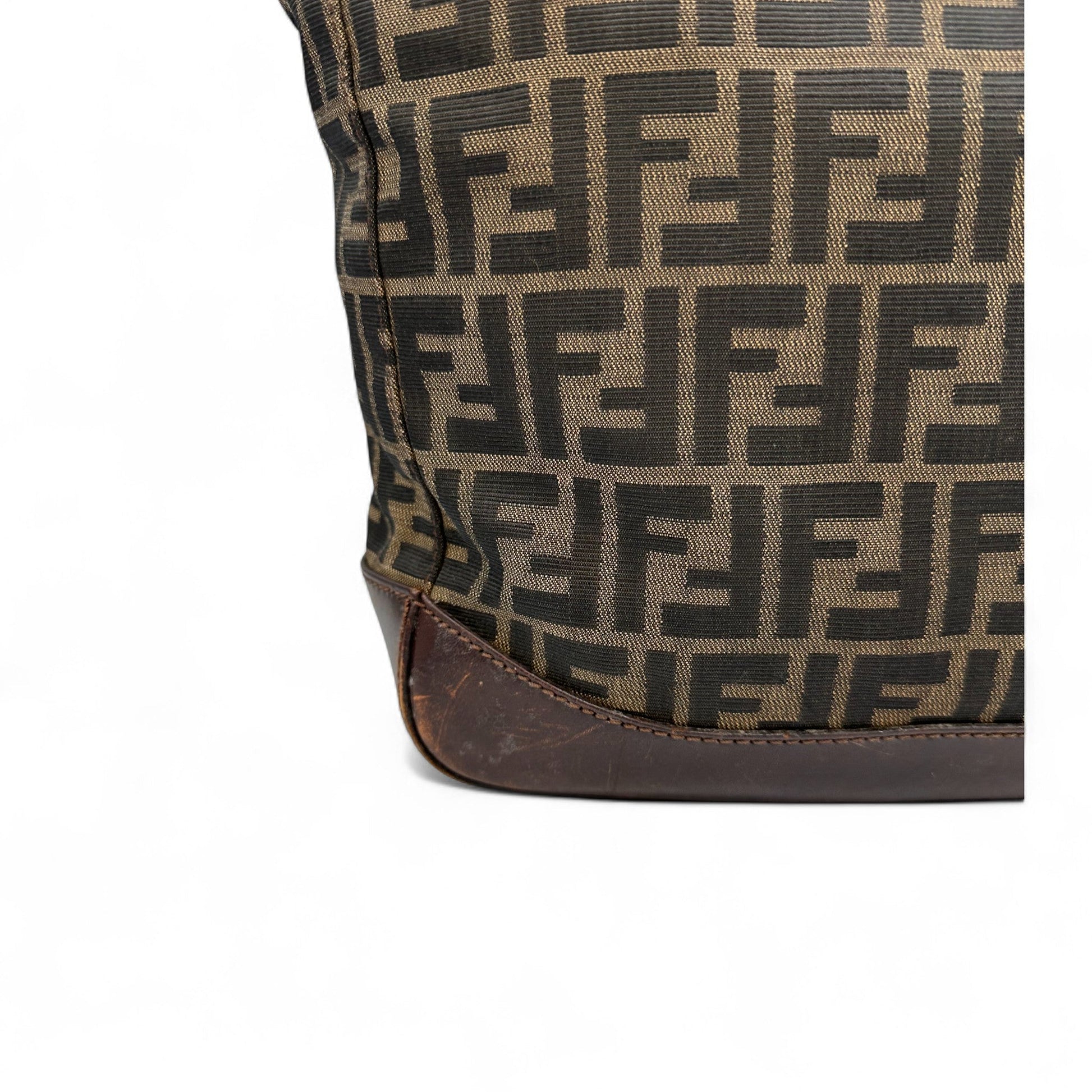 Vintage Fendi Zucca Canvas Tote Bag - Thanks it's Vintage