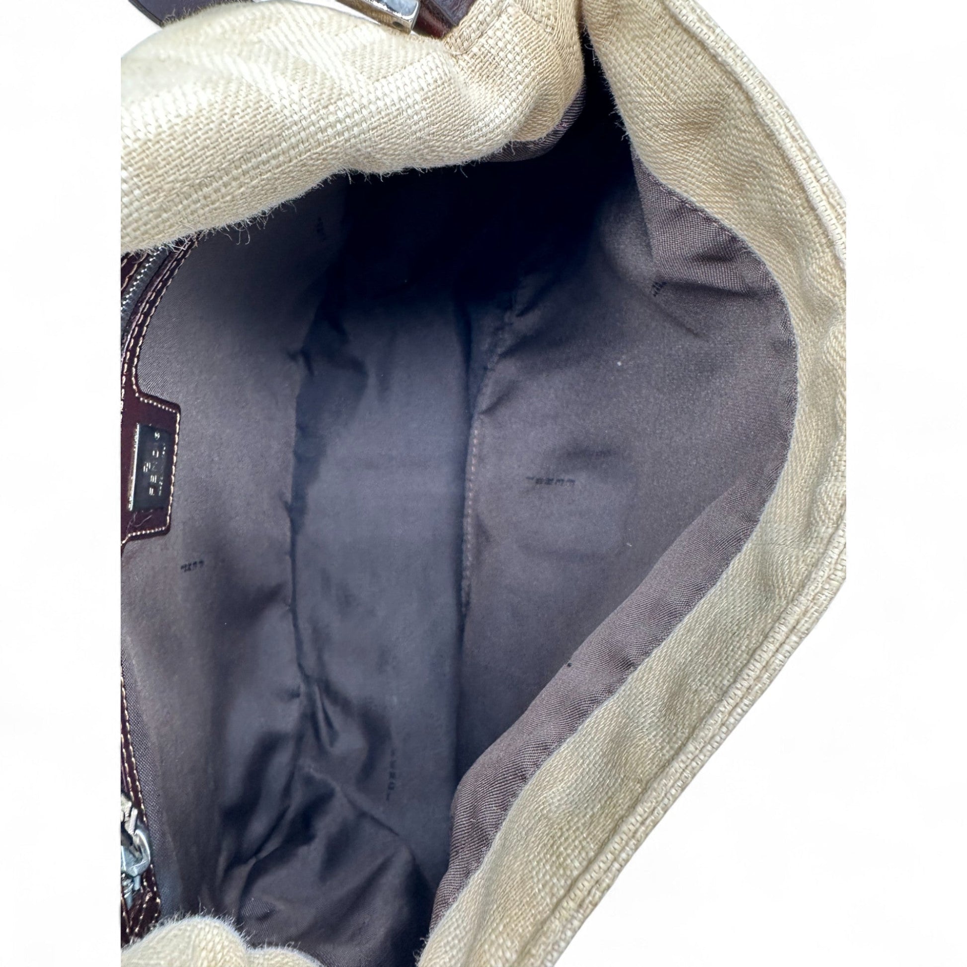 Vintage Fendi Zucca Mamma Bucket Shoulder Bag - Thanks it's Vintage