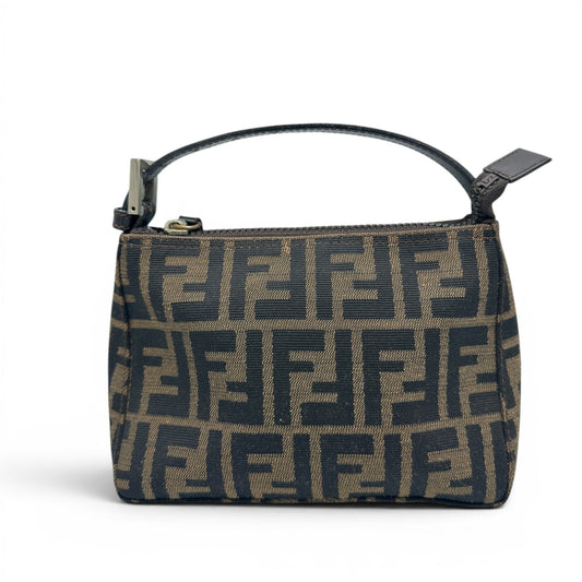 Vintage Fendi Zucca Pouch Handbag - Thanks it's Vintage