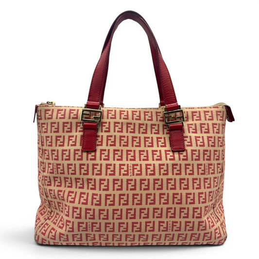 Vintage Fendi Zucchino Canvas Tote Handbag - Thanks it's Vintage