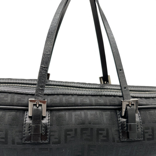 Vintage Fendi Zucchino East West Boston Bag - Thanks it's Vintage