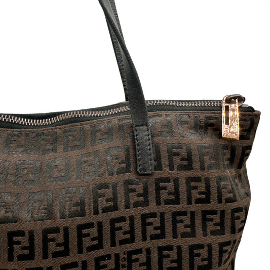 Vintage Fendi Zucchino Monogram Tote Shoulder Bag - Thanks it's Vintage