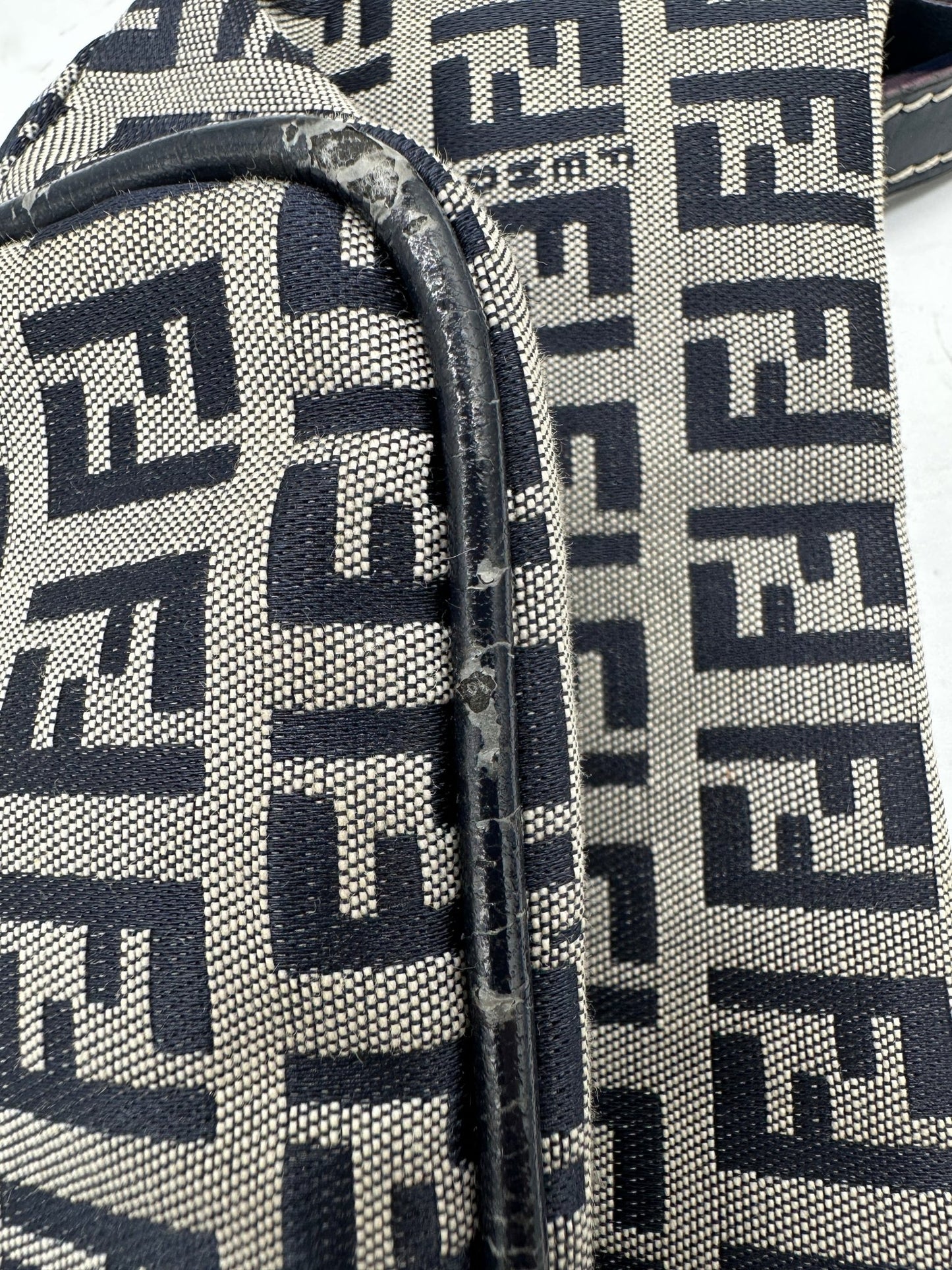 Vintage Fendi Zucchino Pochette Shoulder Bag - Thanks it's Vintage