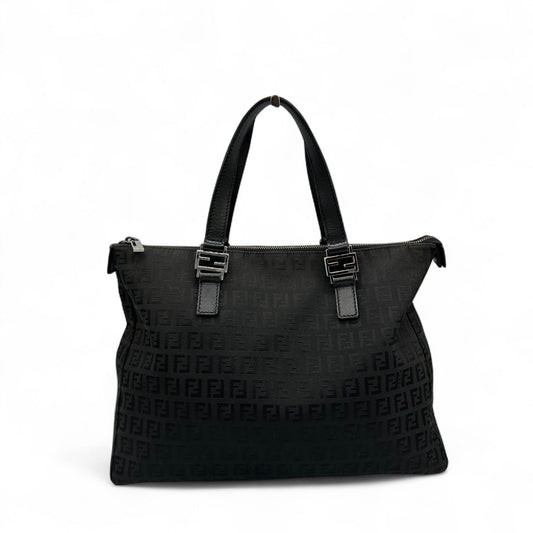 Vintage Fendi Zuchinno Monogram Tote Handbag - Thanks it's Vintage