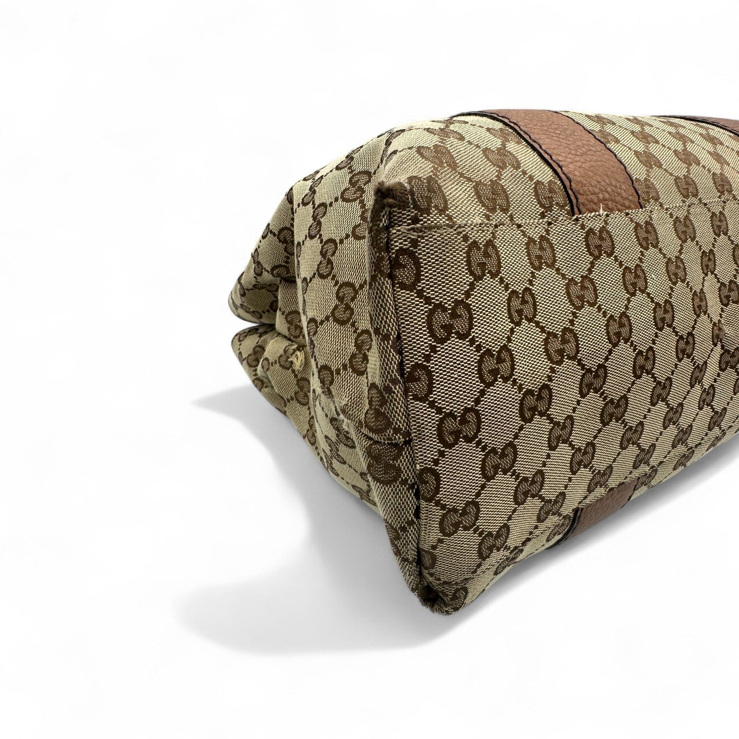 Vintage Gucci Bamboo Monogram Large Tote Shoulder Bag - Thanks it's Vintage