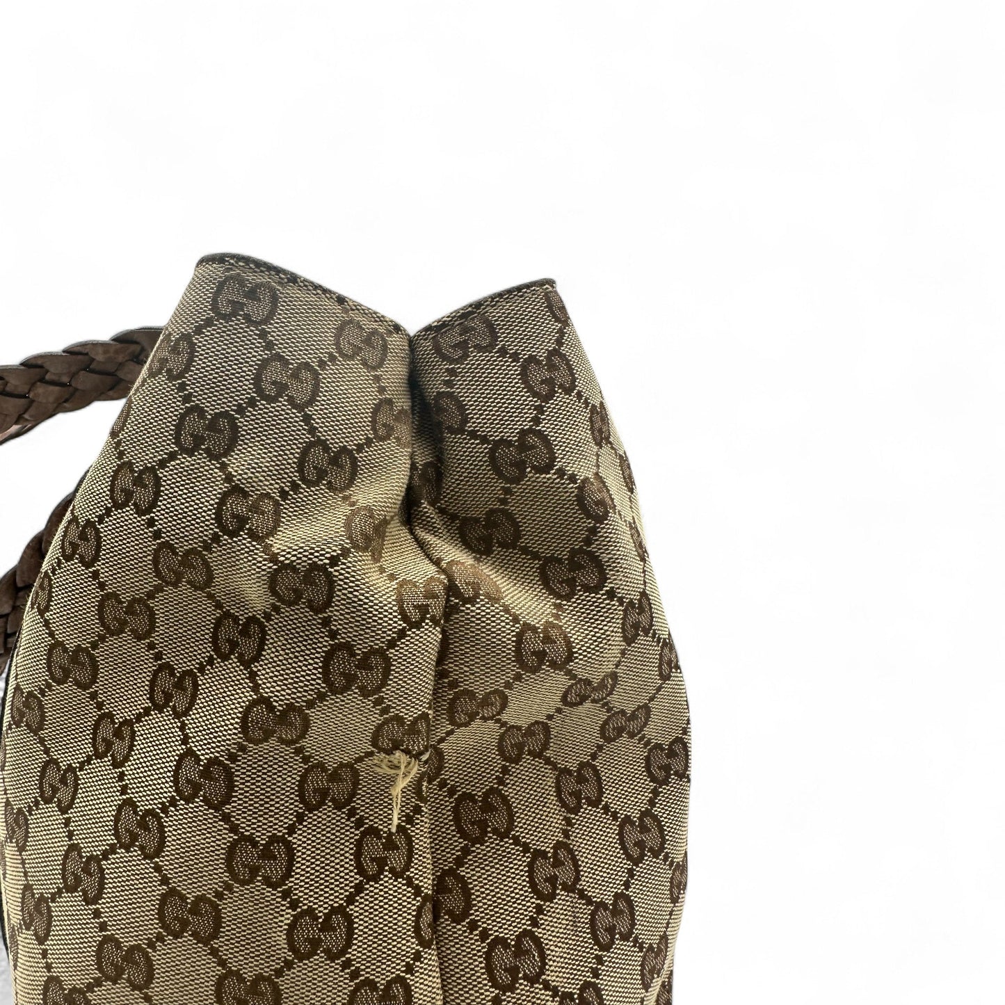 Vintage Gucci Bamboo Monogram Large Tote Shoulder Bag - Thanks it's Vintage