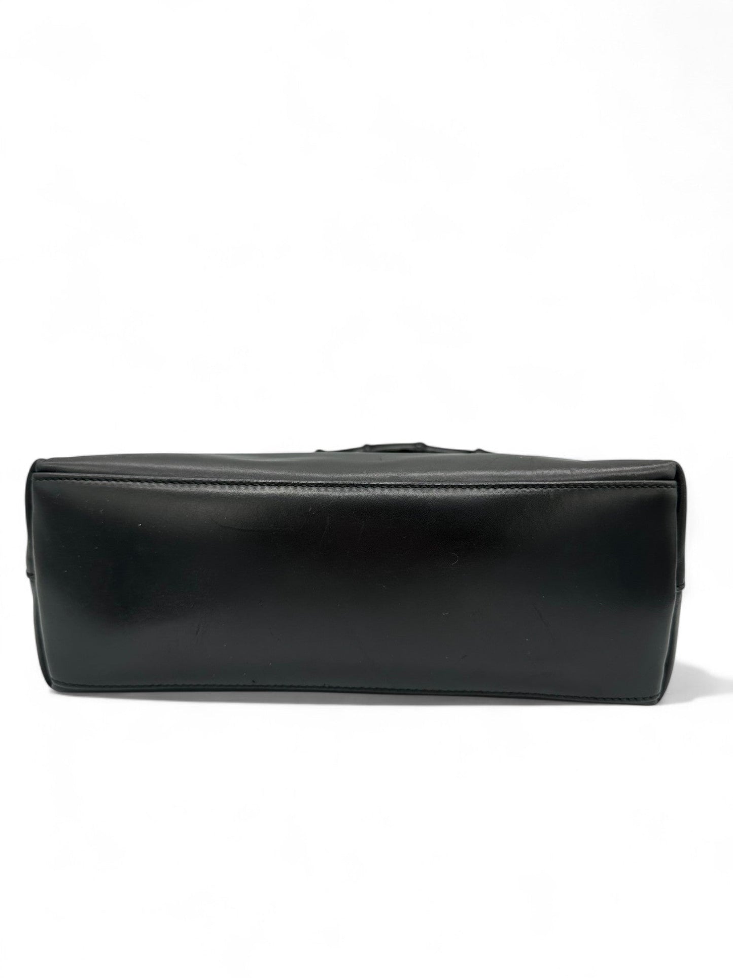 Vintage Gucci Black Leather Bamboo Shoulder Bag - Thanks it's Vintage