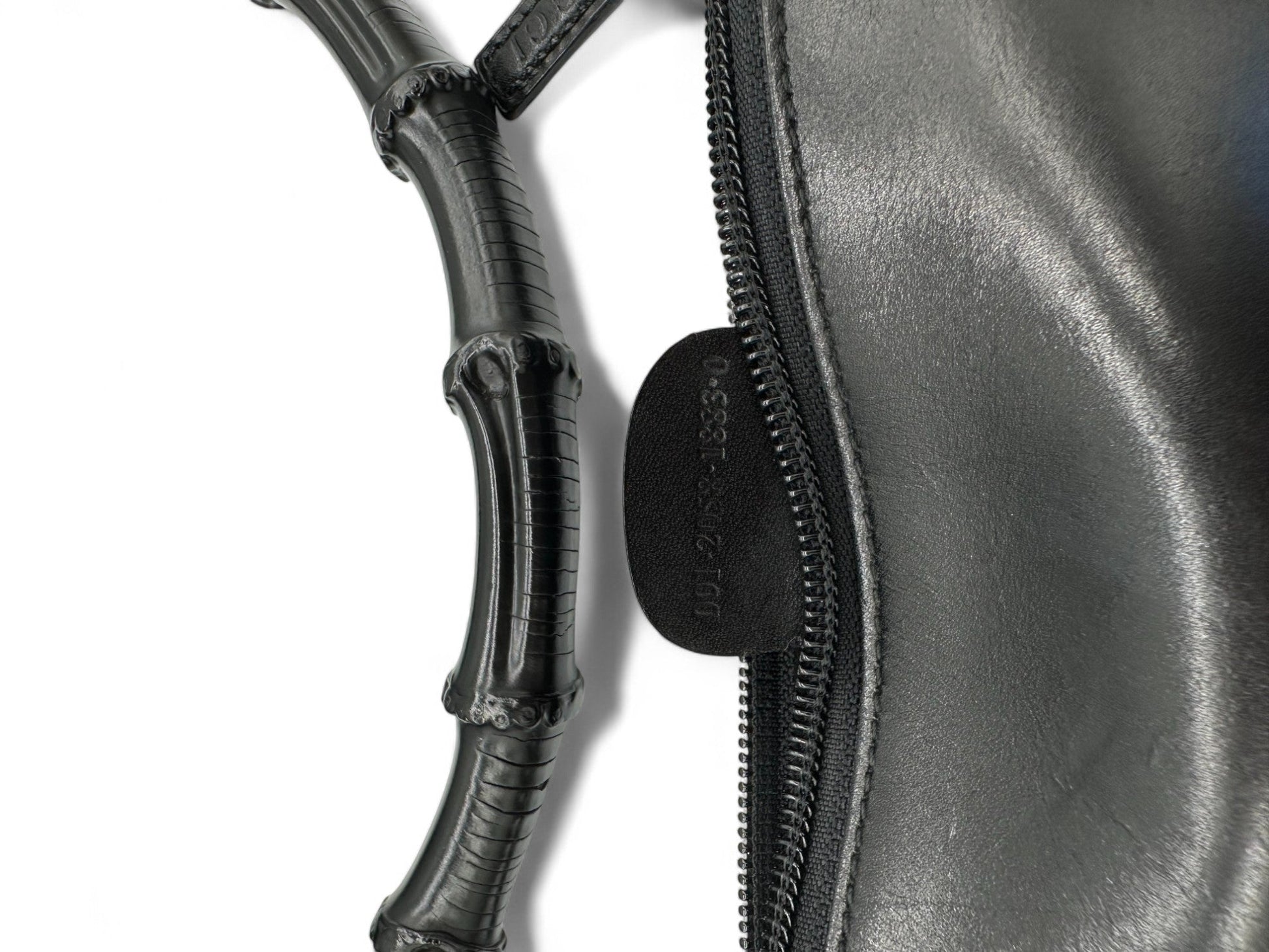 Vintage Gucci Black Leather Bamboo Shoulder Bag - Thanks it's Vintage