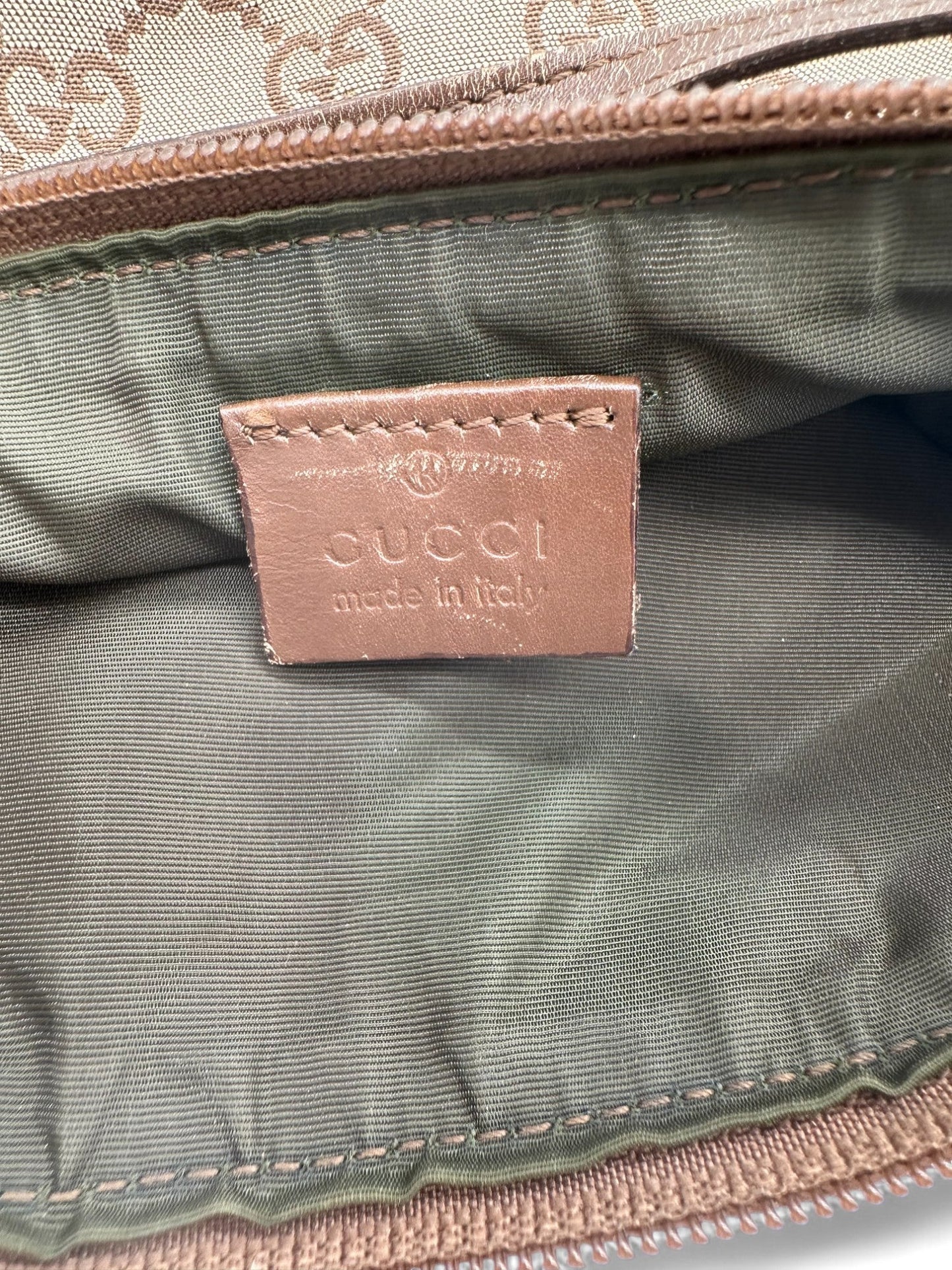 Vintage Gucci Boat Pochette GG Monogram Mini Shoulder Bag - Thanks it's Vintage