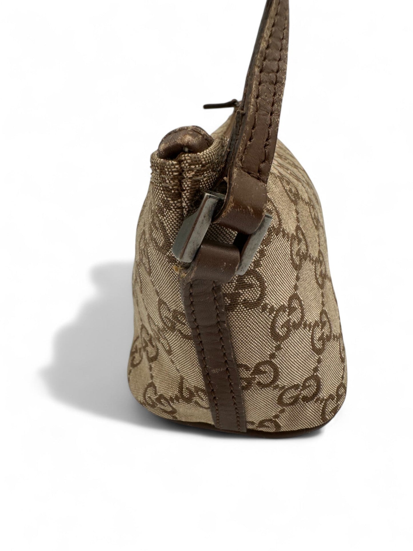 Vintage Gucci Boat Pochette GG Monogram Mini Shoulder Bag - Thanks it's Vintage