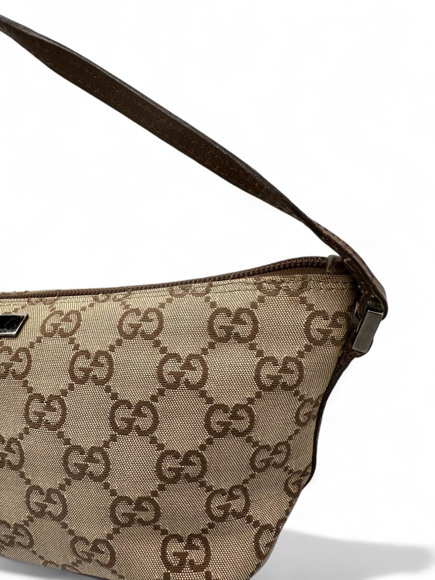 Vintage Gucci Boat Pochette GG Monogram Mini Shoulder Bag - Thanks it's Vintage