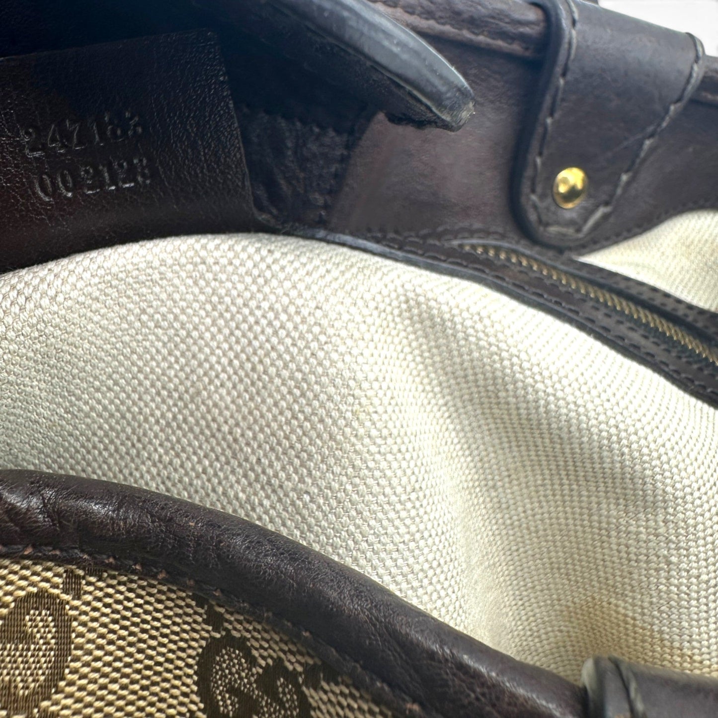 Vintage Gucci GG Canvas Running Tote - Thanks it's Vintage
