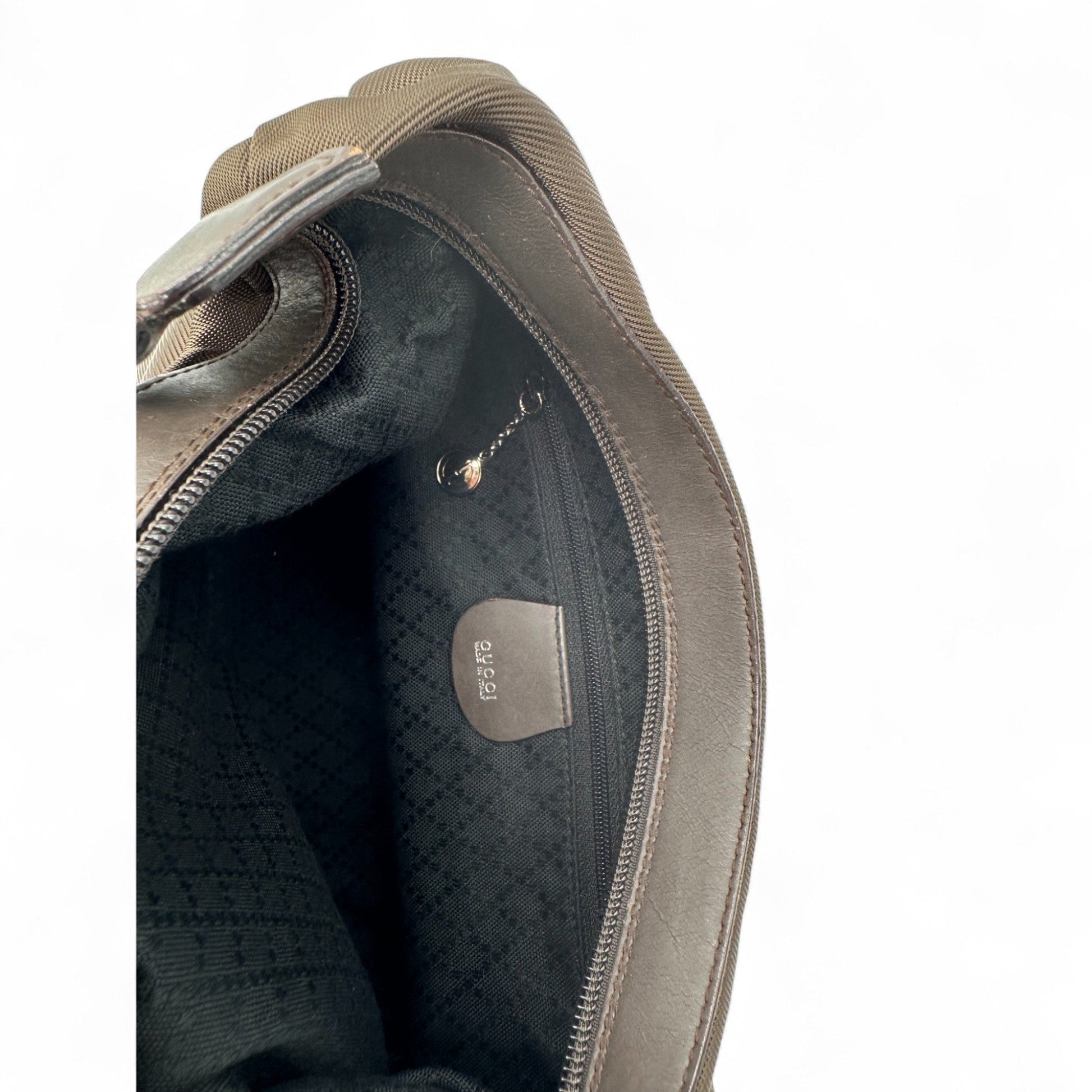 Vintage Gucci Nylon Bamboo Shoulder Bag - Thanks it's Vintage