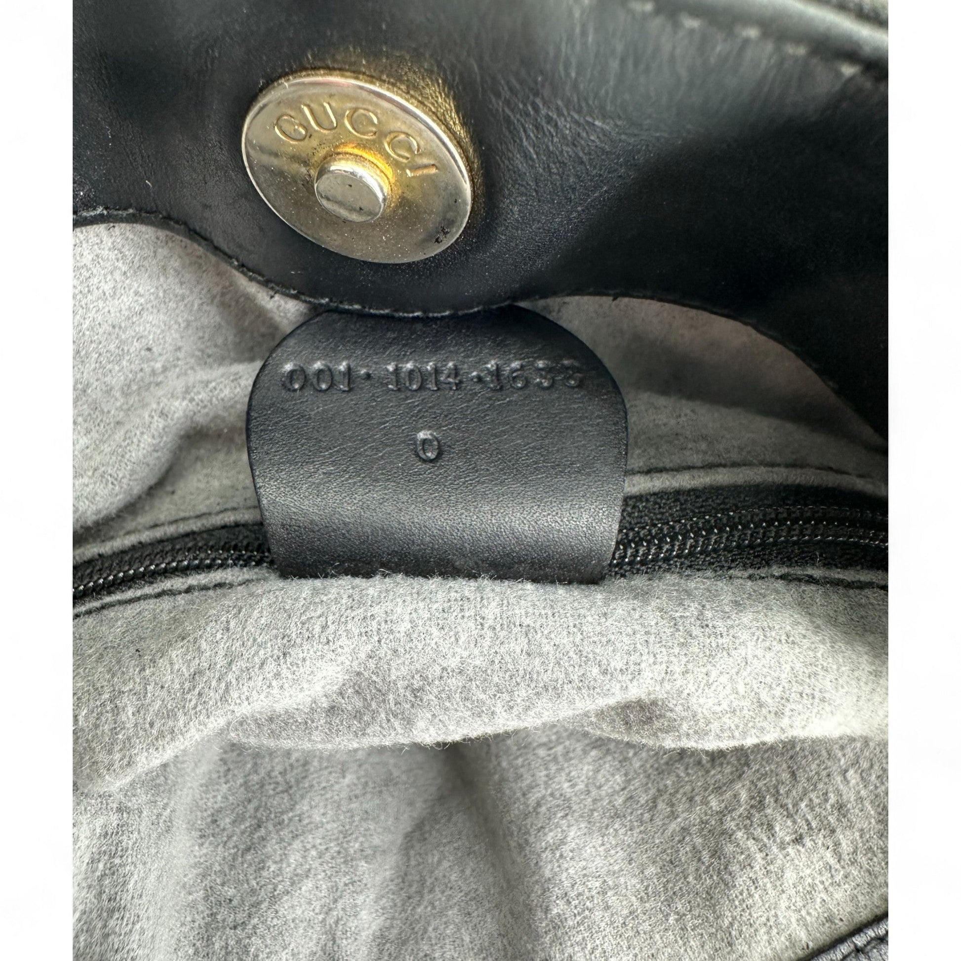 Vintage Gucci Suede Bamboo 001 - 1014 Handbag - Thanks it's Vintage