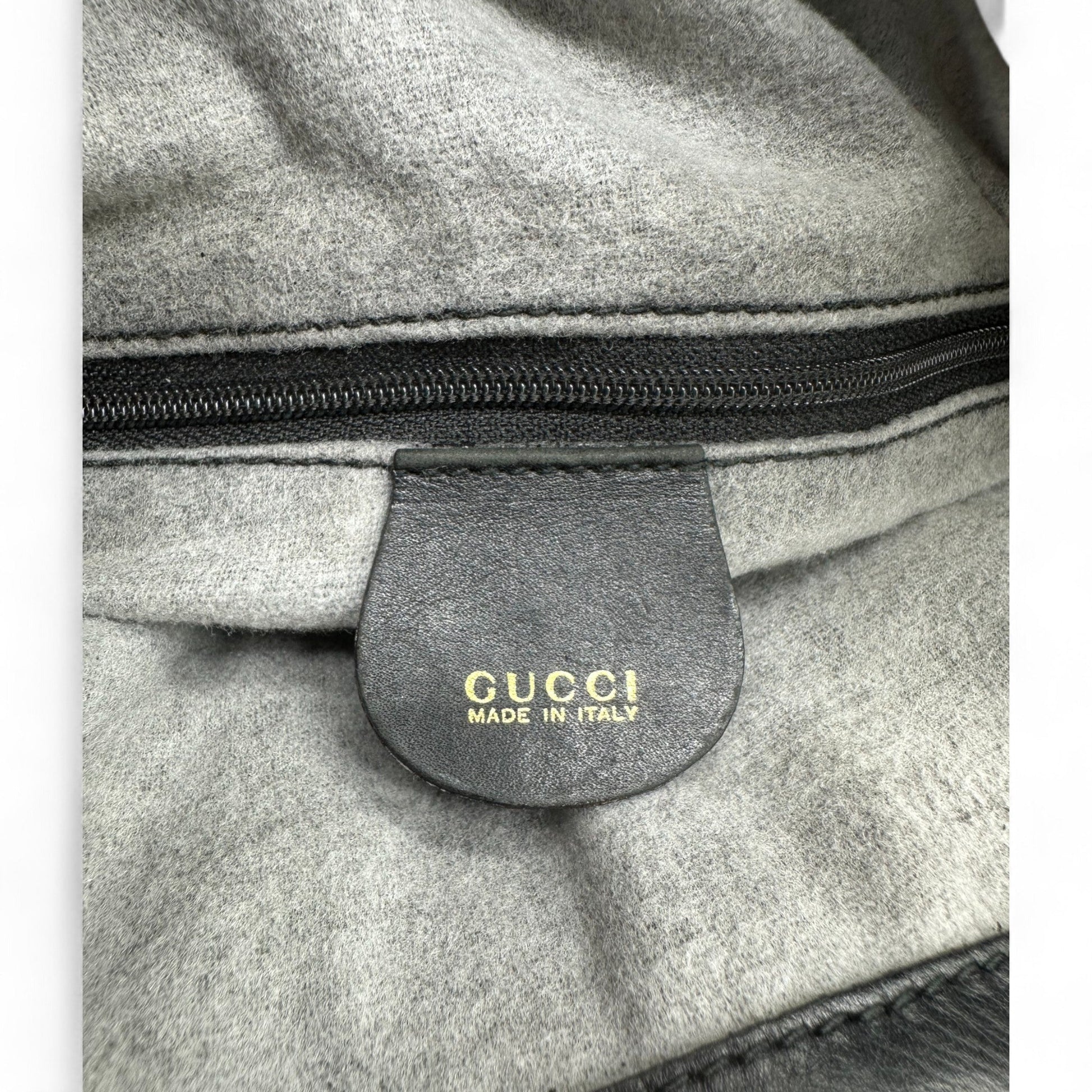 Vintage Gucci Suede Bamboo 001 - 1014 Handbag - Thanks it's Vintage