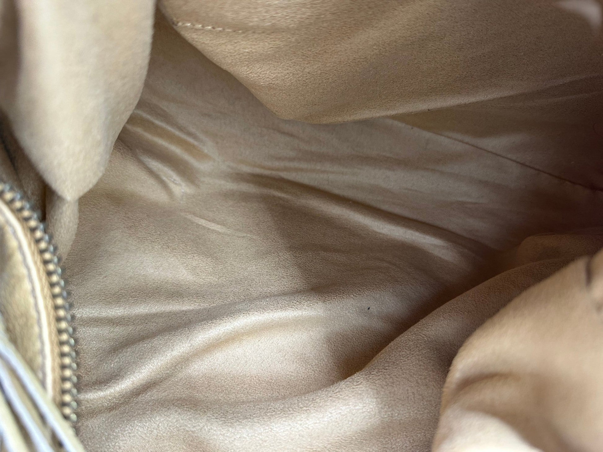 Vintage Jimmy Choo Lily Slouchy Hobo Shoulder Bag with Fringe Detail in Tan Leather - Thanks it's Vintage