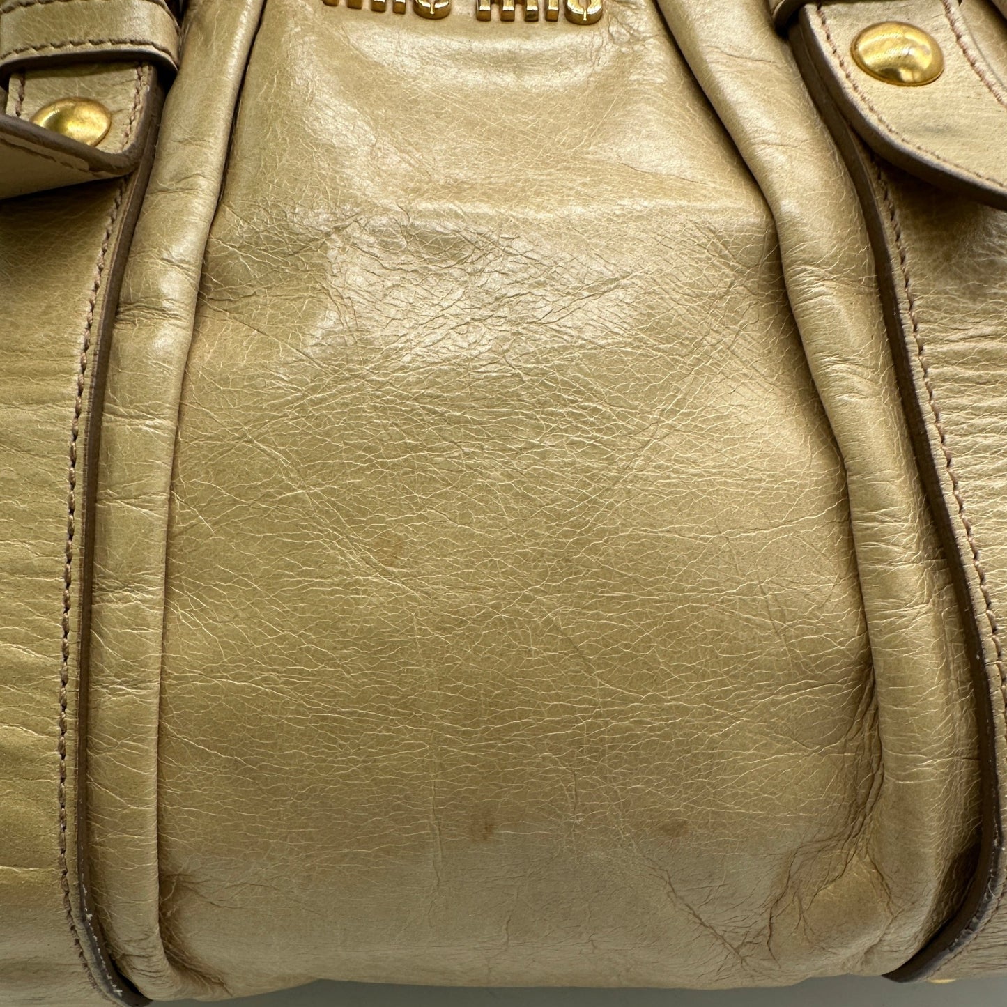 Vintage Miu Miu Vitello Lux 2 - Way Handbag - Thanks it's Vintage