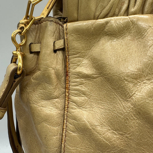 Vintage Miu Miu Vitello Lux 2 - Way Handbag - Thanks it's Vintage