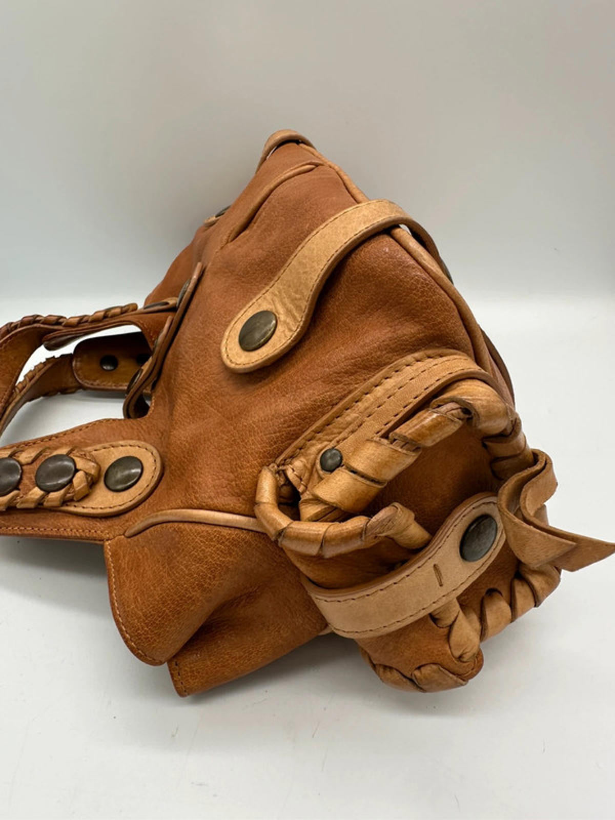 Vintage Chloé Mini Size Brown Leather Silverado