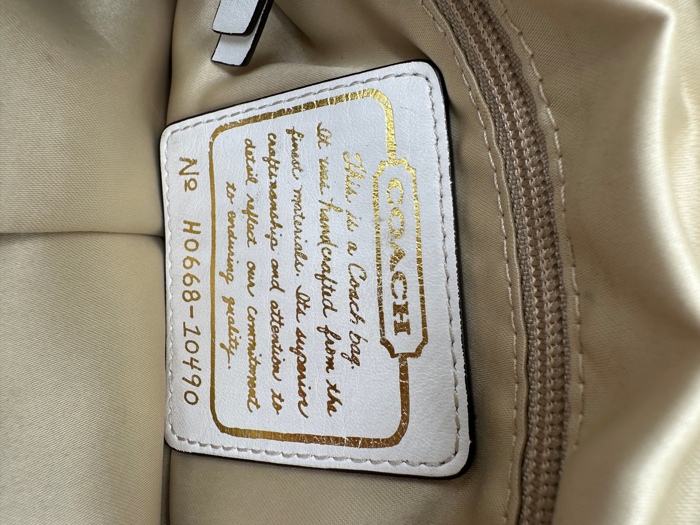 Vintage Coach 10490 Legacy Shoulder Bag Y2K Turnlock and Denim Monogram