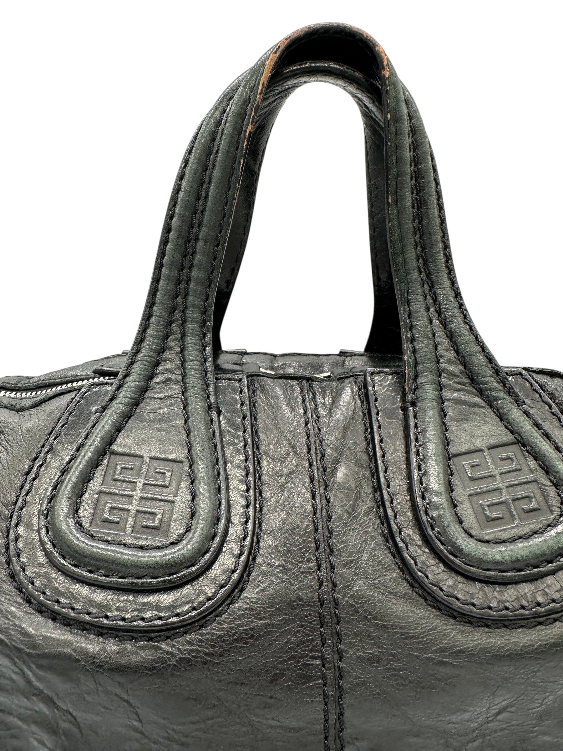 Vintage Givenchy Black Leather Nightingale Handbag - Thanks it's Vintage