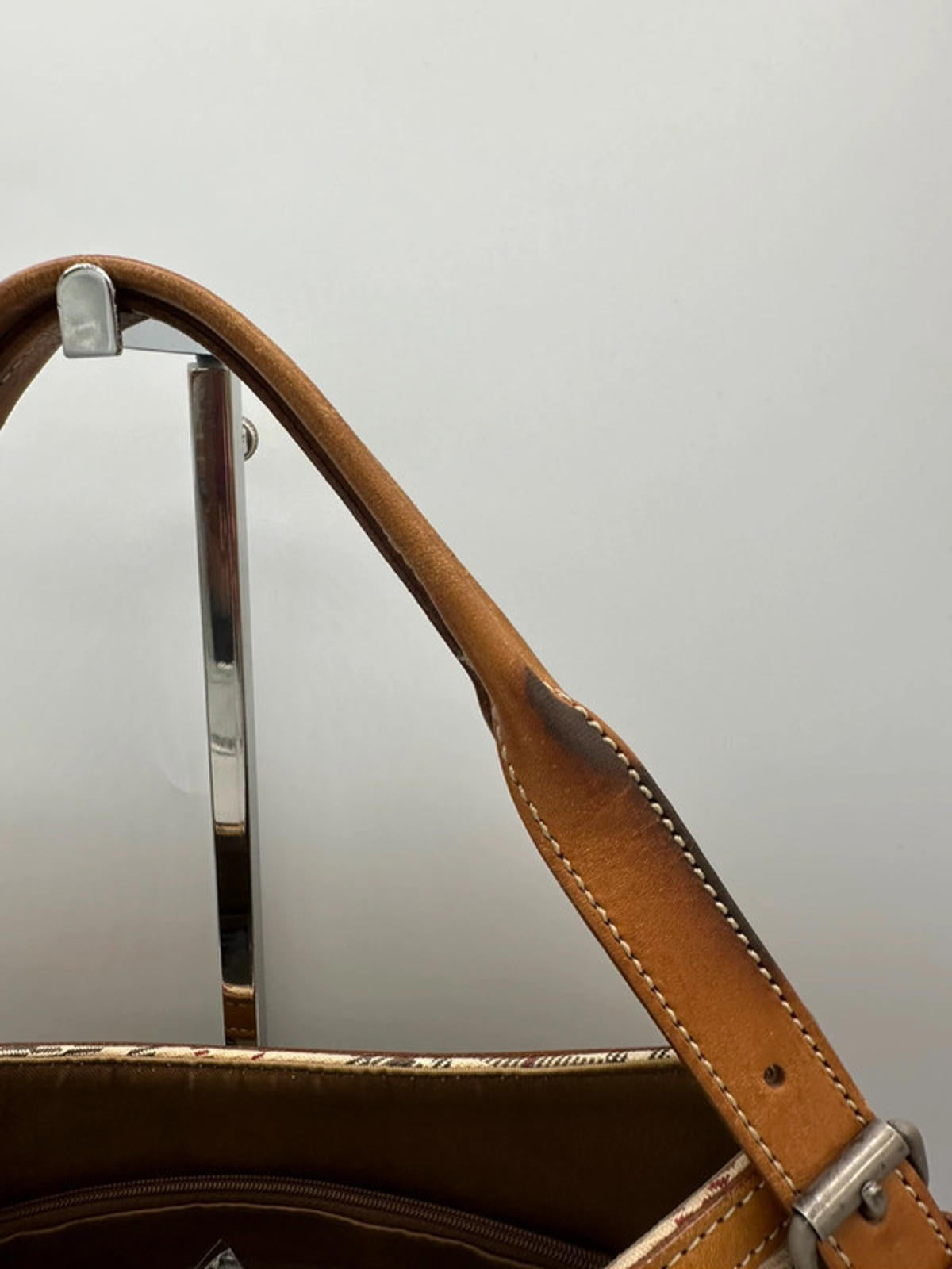Vintage Blue Label Burberry Nova Check Shoulder Bag