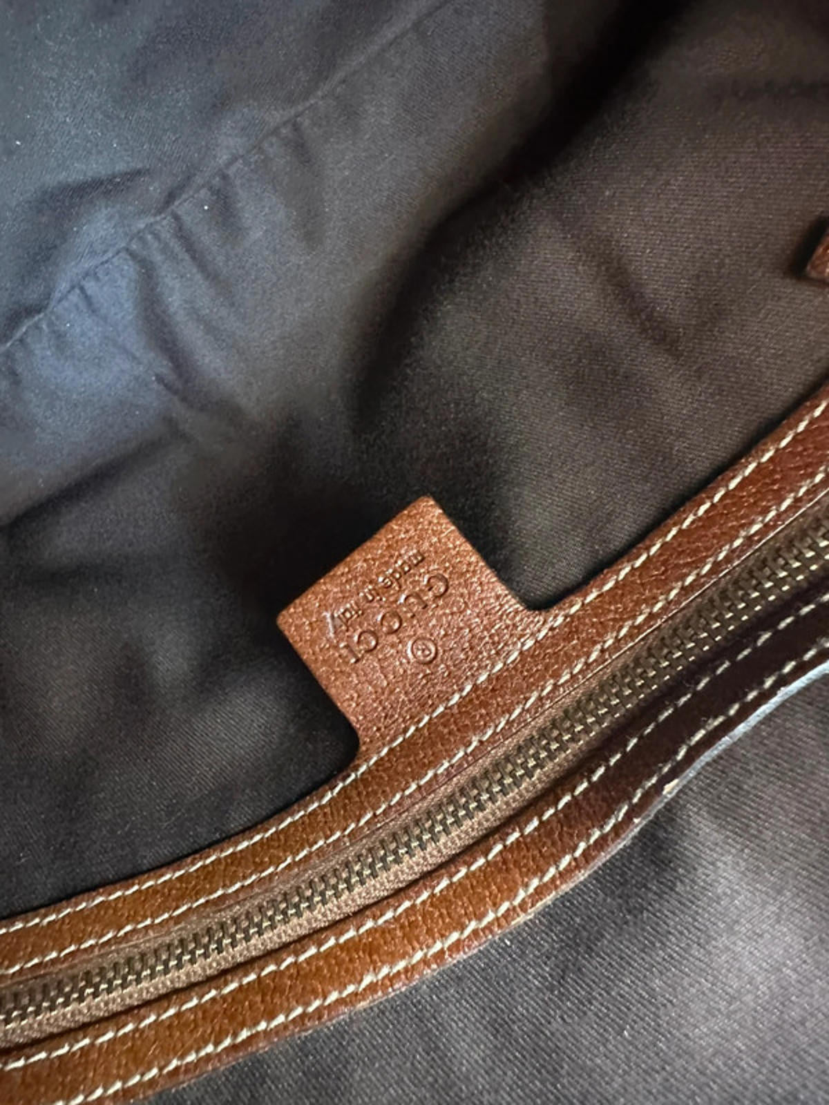 Vintage Gucci Nailhead Bamboo Monogram Handbag