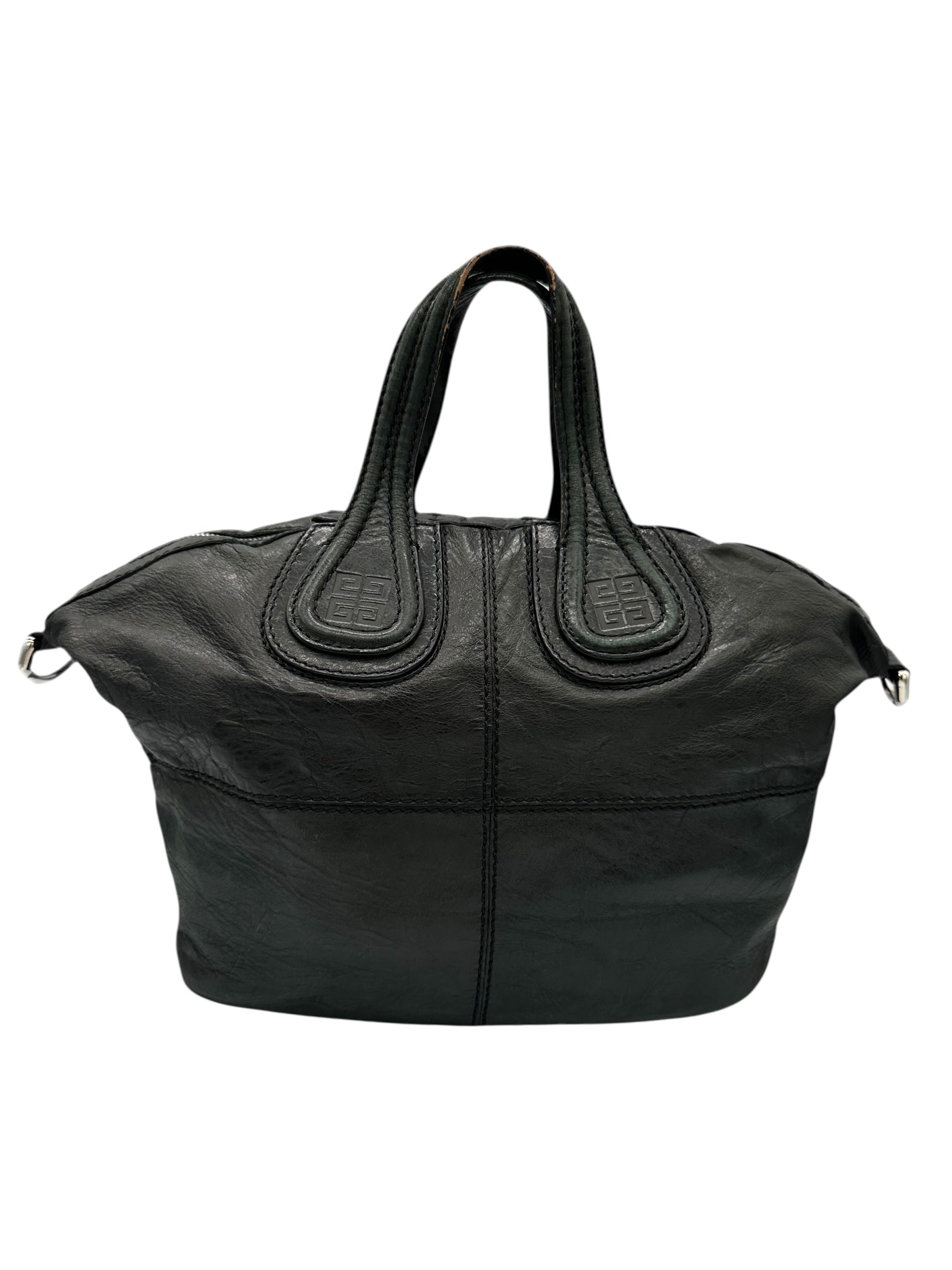 Vintage Givenchy Black Leather Nightingale Handbag - Thanks it's Vintage