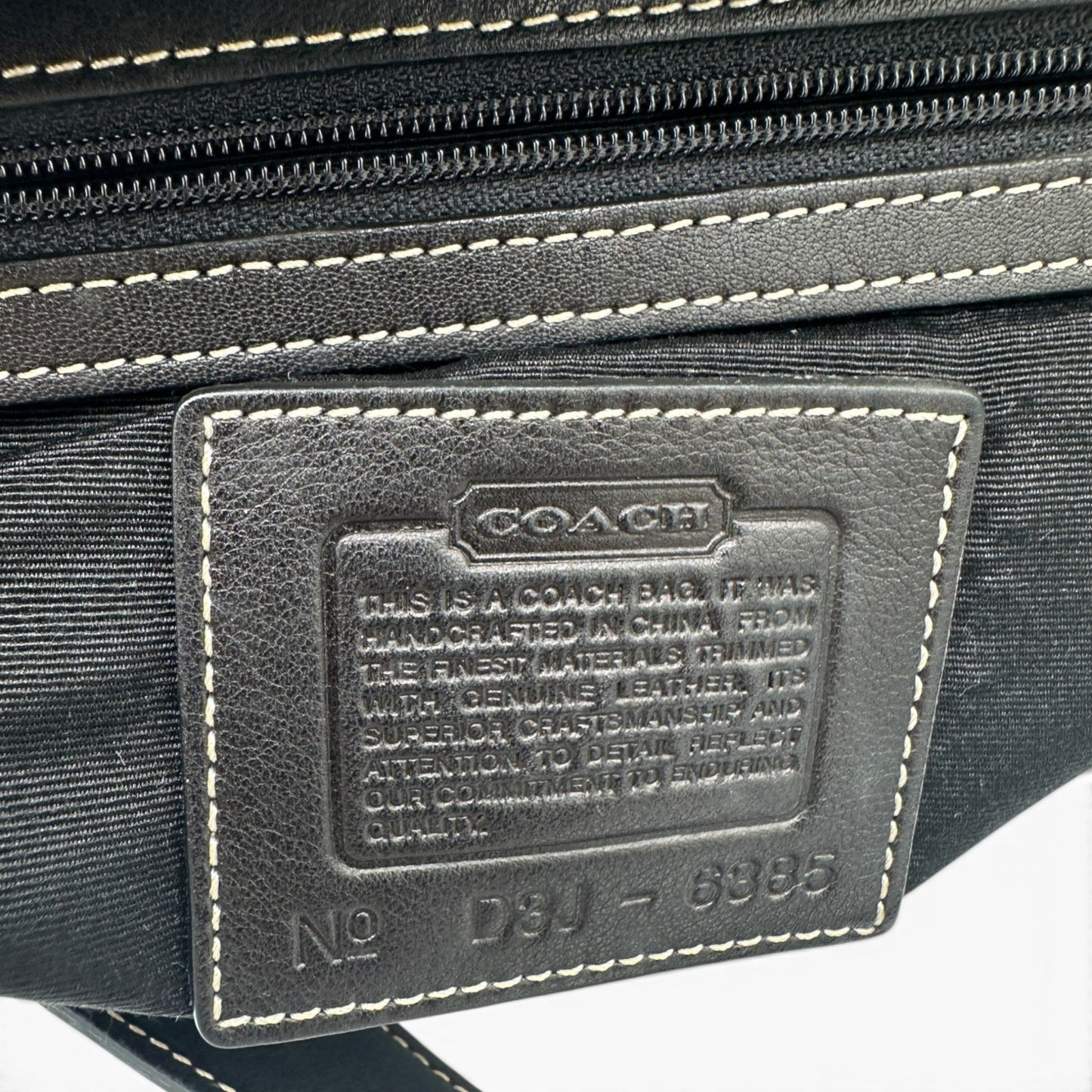 Vintage Coach Croissant 6385 Slouchy Schultertasche