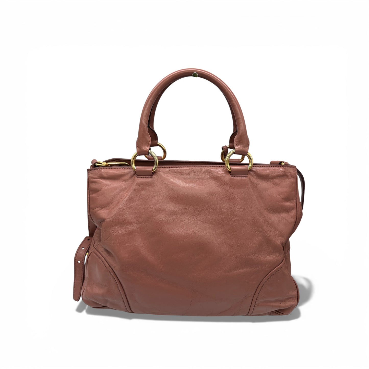 Sac à main vintage Miu Miu en cuir nappa réversible