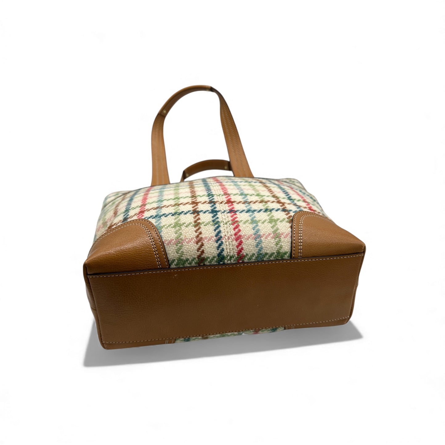 Vintage Coach F13985 Hampton Tattersall Shoulder Bag