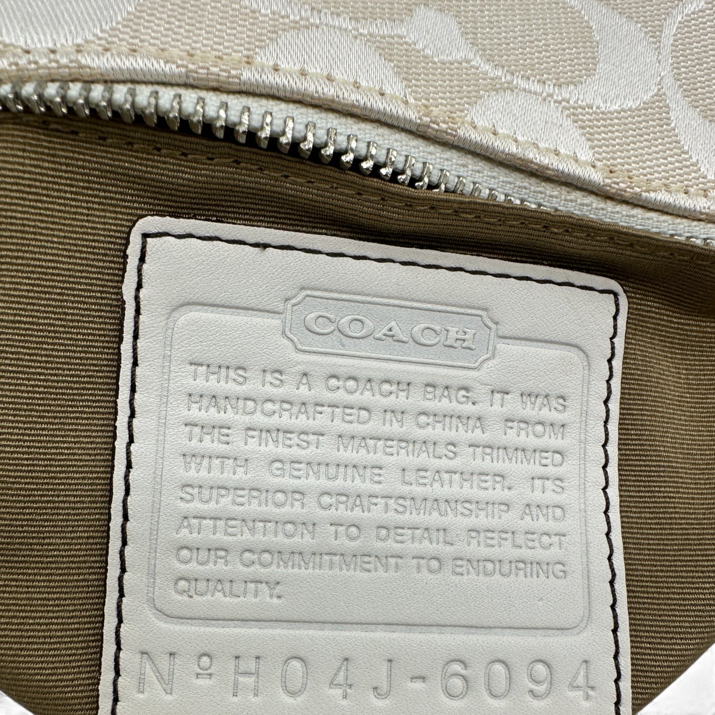 Vintage Coach 6094 Demi Mini Schultertasche