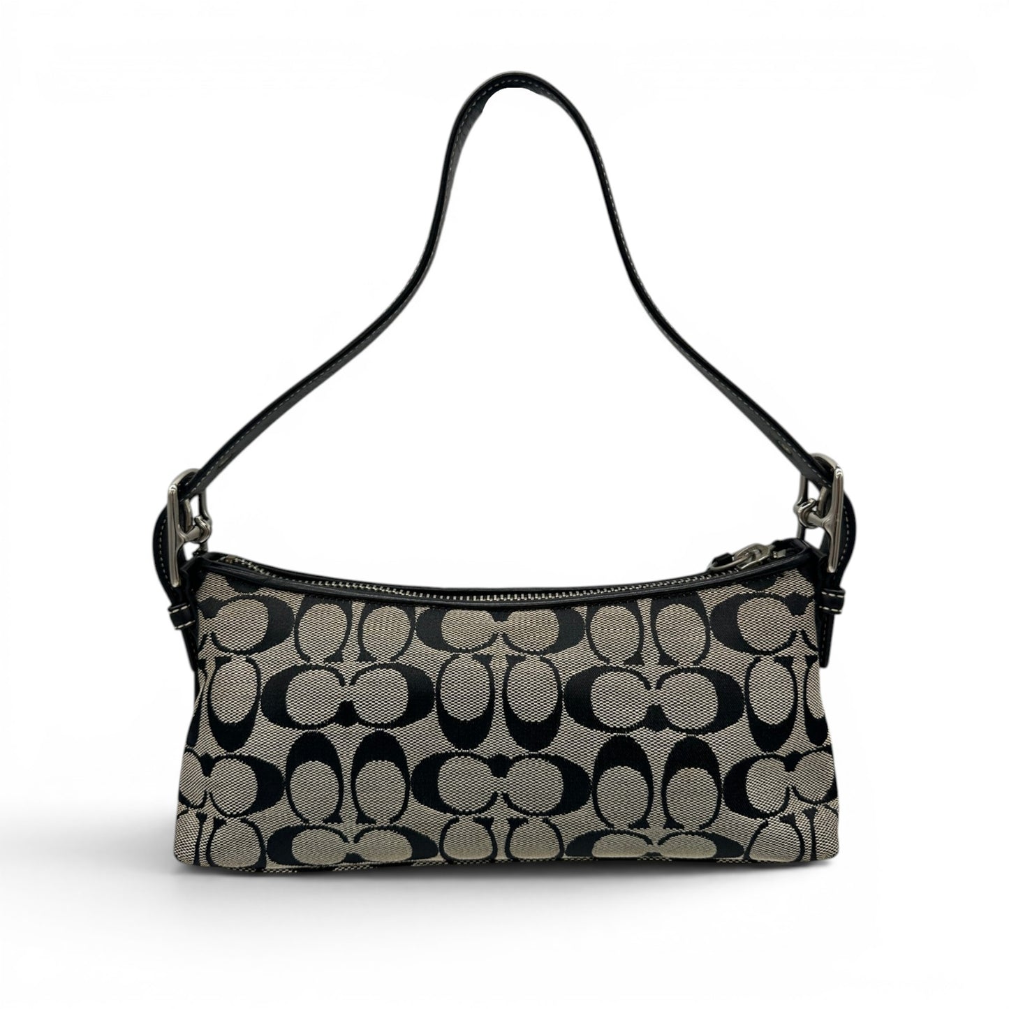 Vintage Coach 6371 East West Baguette Schultertasche