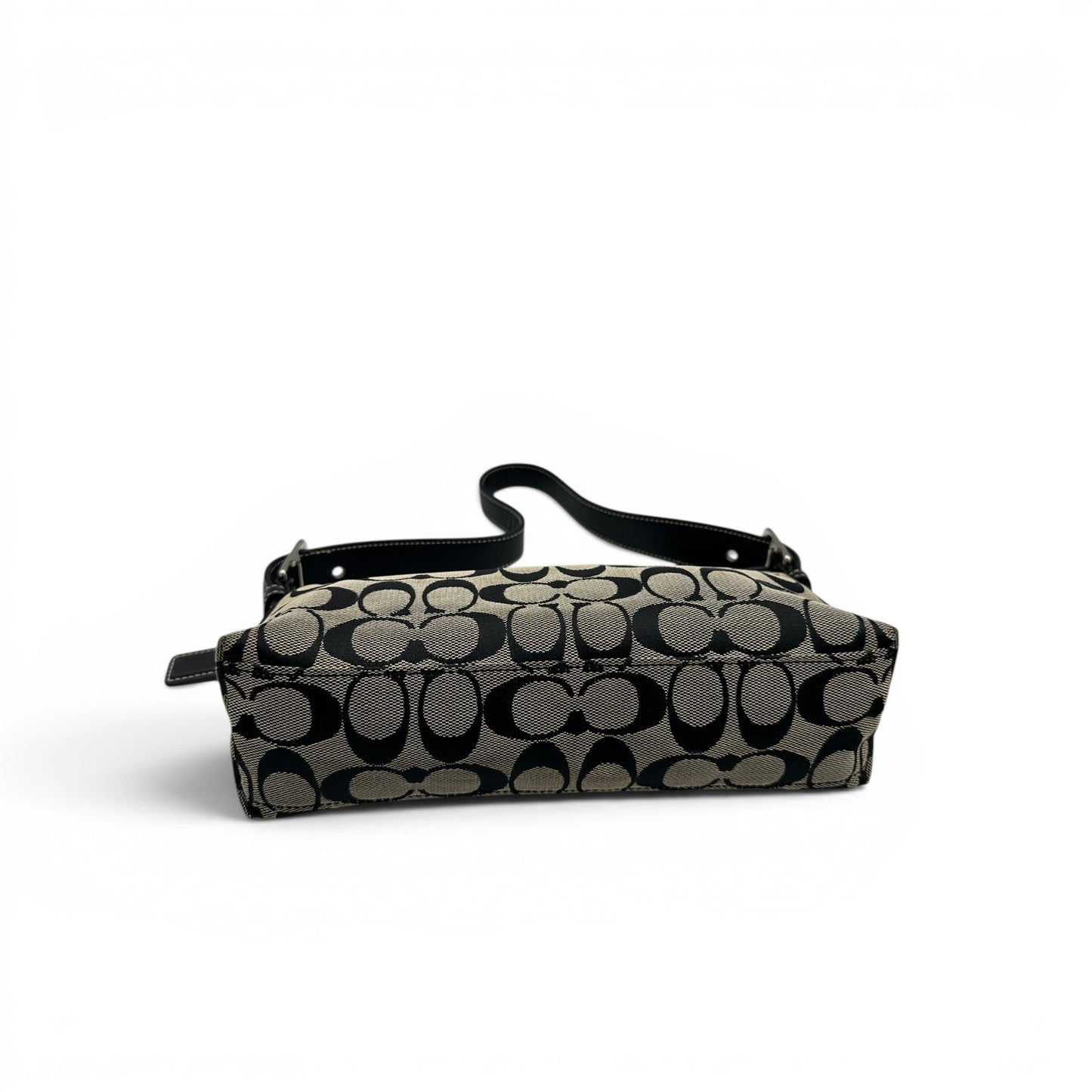 Vintage Coach 6371 East West Baguette Schultertasche