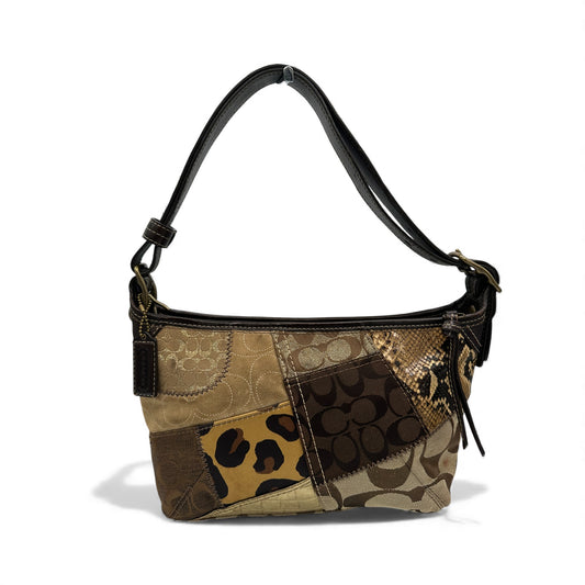 Vintage Coach 12898 Patchwork Shoulder Bag