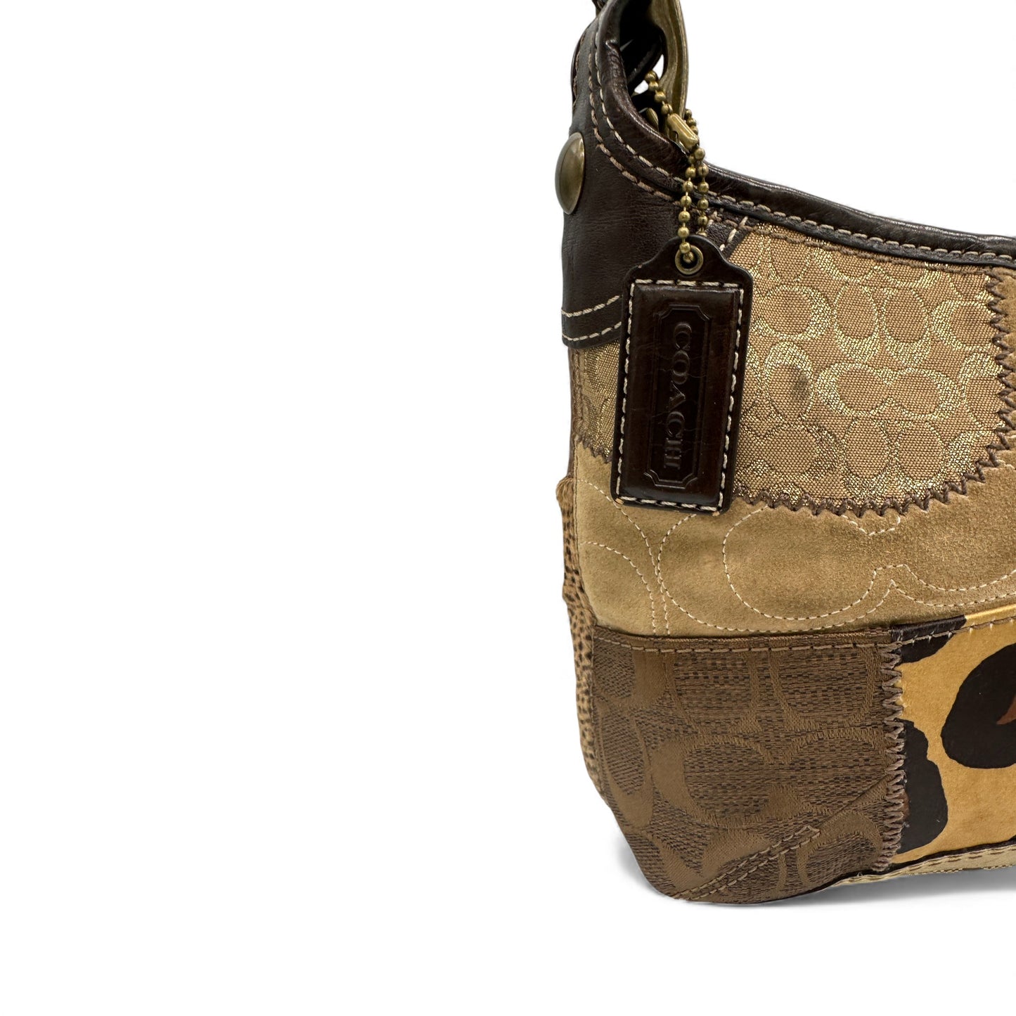 Vintage Coach 12898 Patchwork Shoulder Bag