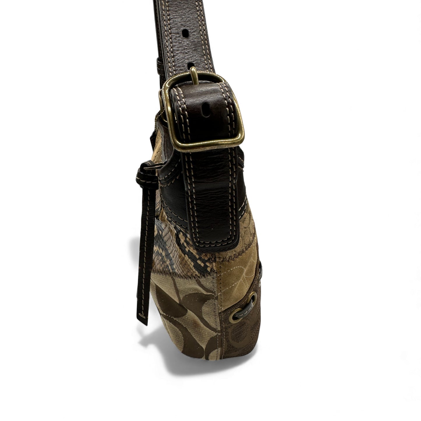 Vintage Coach 12898 Patchwork Shoulder Bag