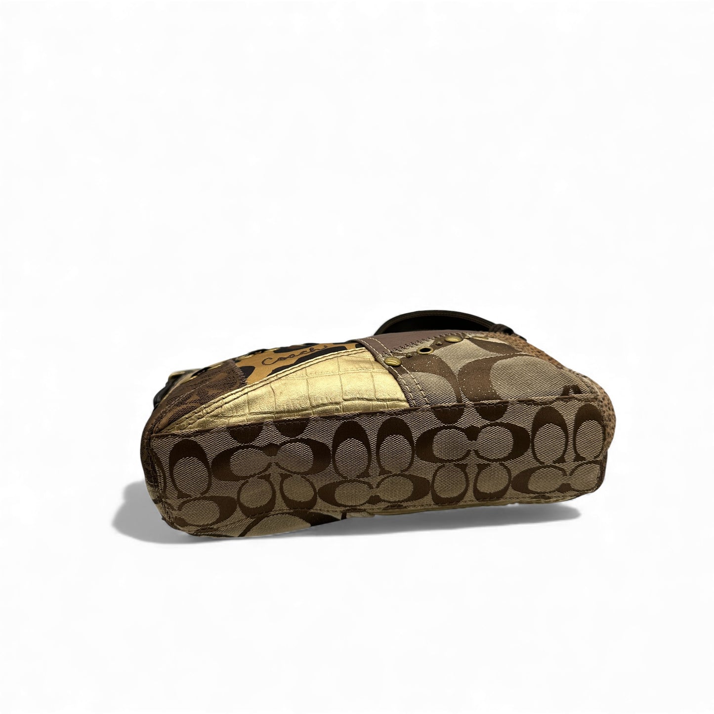 Vintage Coach 12898 Patchwork Shoulder Bag